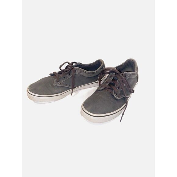 Vans Unisex Sneakers Low Top Shoes Grey Atwood Pewter Skate Yth 7 Womens 39/8.5 - Picture 1 of 11